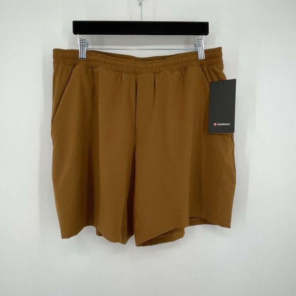 New Lululemon Men's Size XL Pace Breaker Shorts 7" Lined Copper Brown XL - Picture 12 of 12